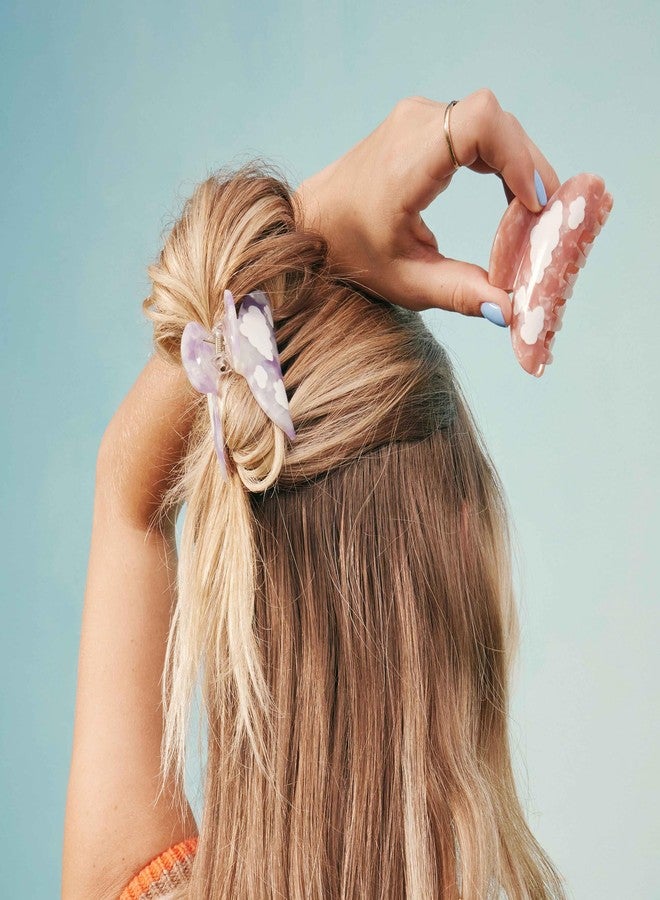 Mane Cloudy Claw Clips - Extra Grip Medium Hair Clips for Fine, Medium or Thick Hair Types - Secures Styles for All Day Wear - Stocking Stuffers for Teen Girls & Adults (2 Count) - Image 5